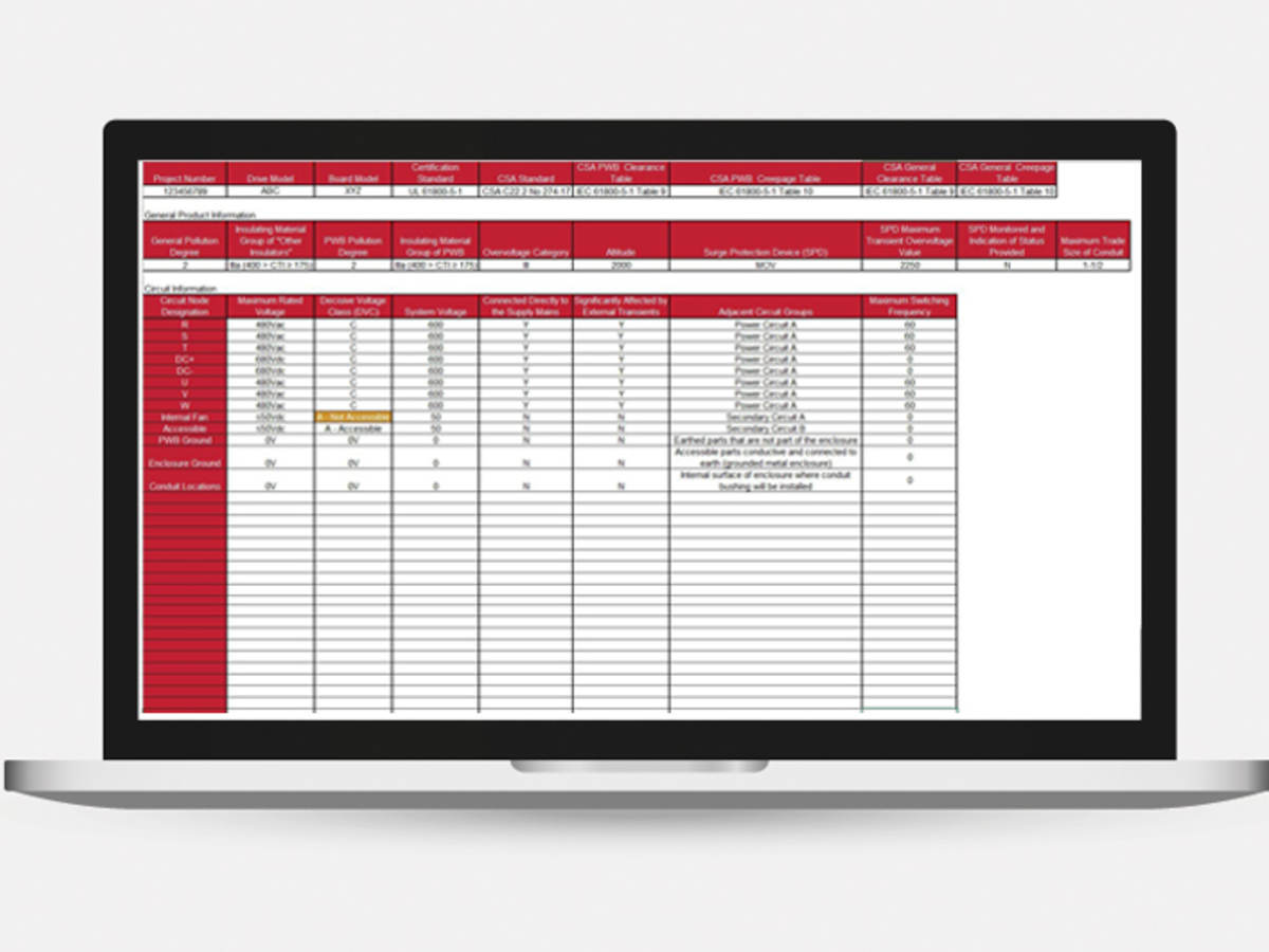 Spacings tool