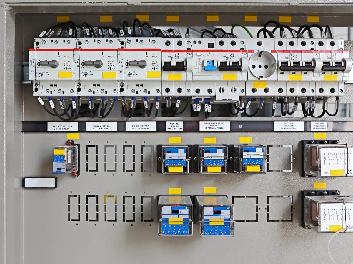 Industrial electrical control panel