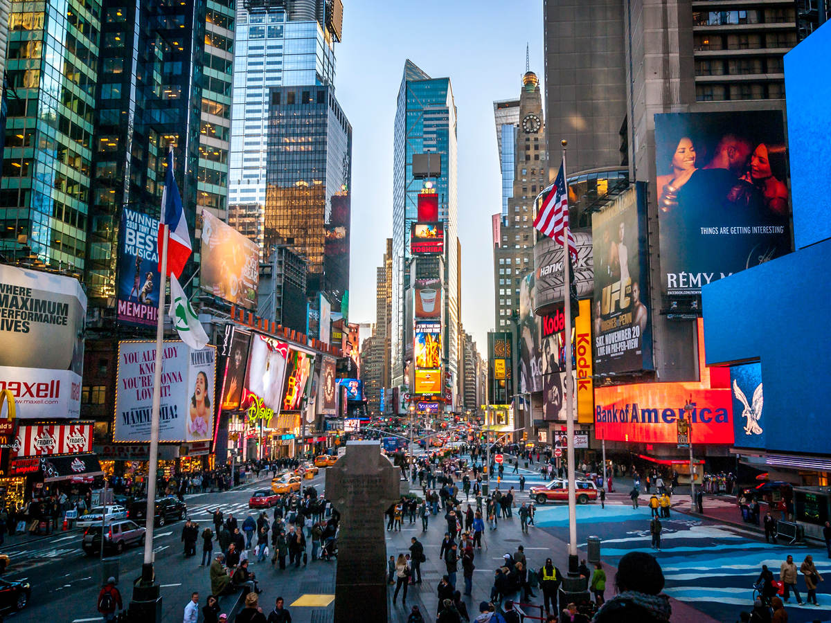 Times Square in New York City