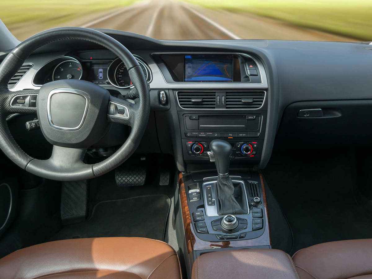 photo of an automobile interior