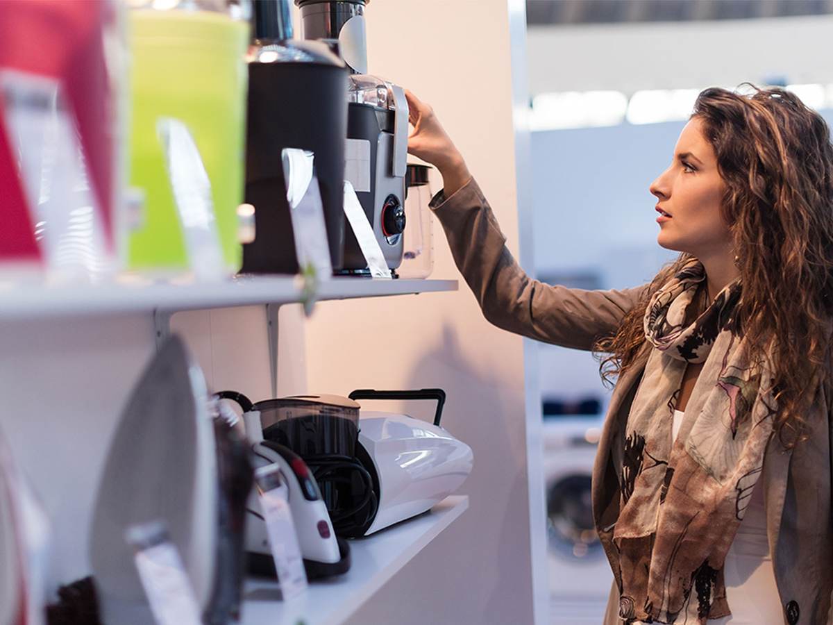 Woman shopping