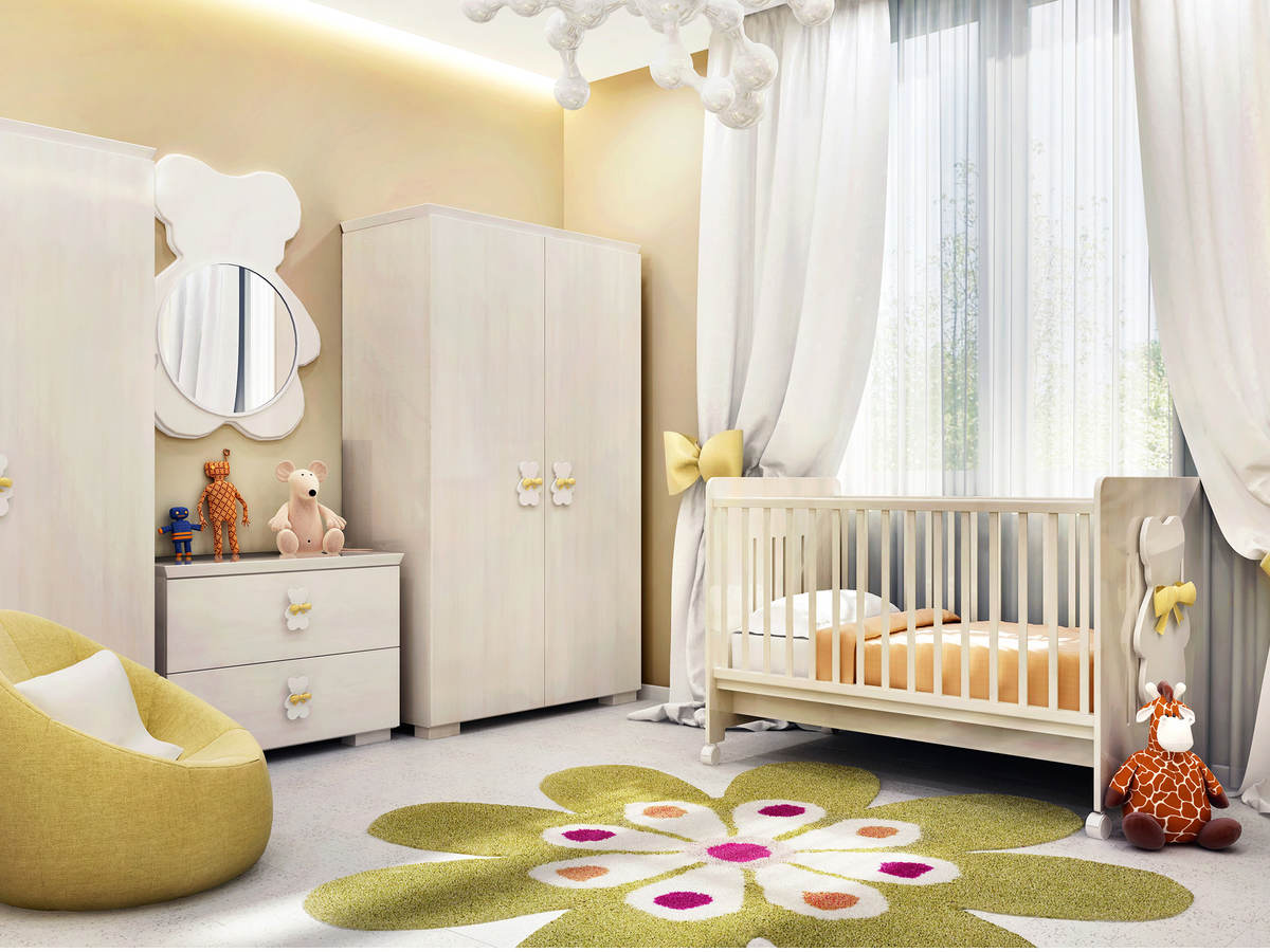 Baby nursery with children’s furniture