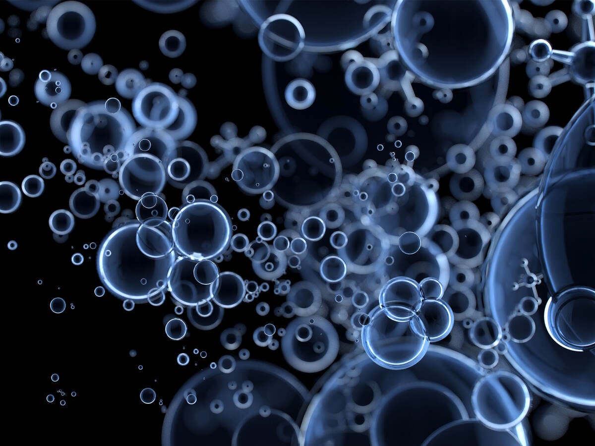 Abstract nano molecular water structure