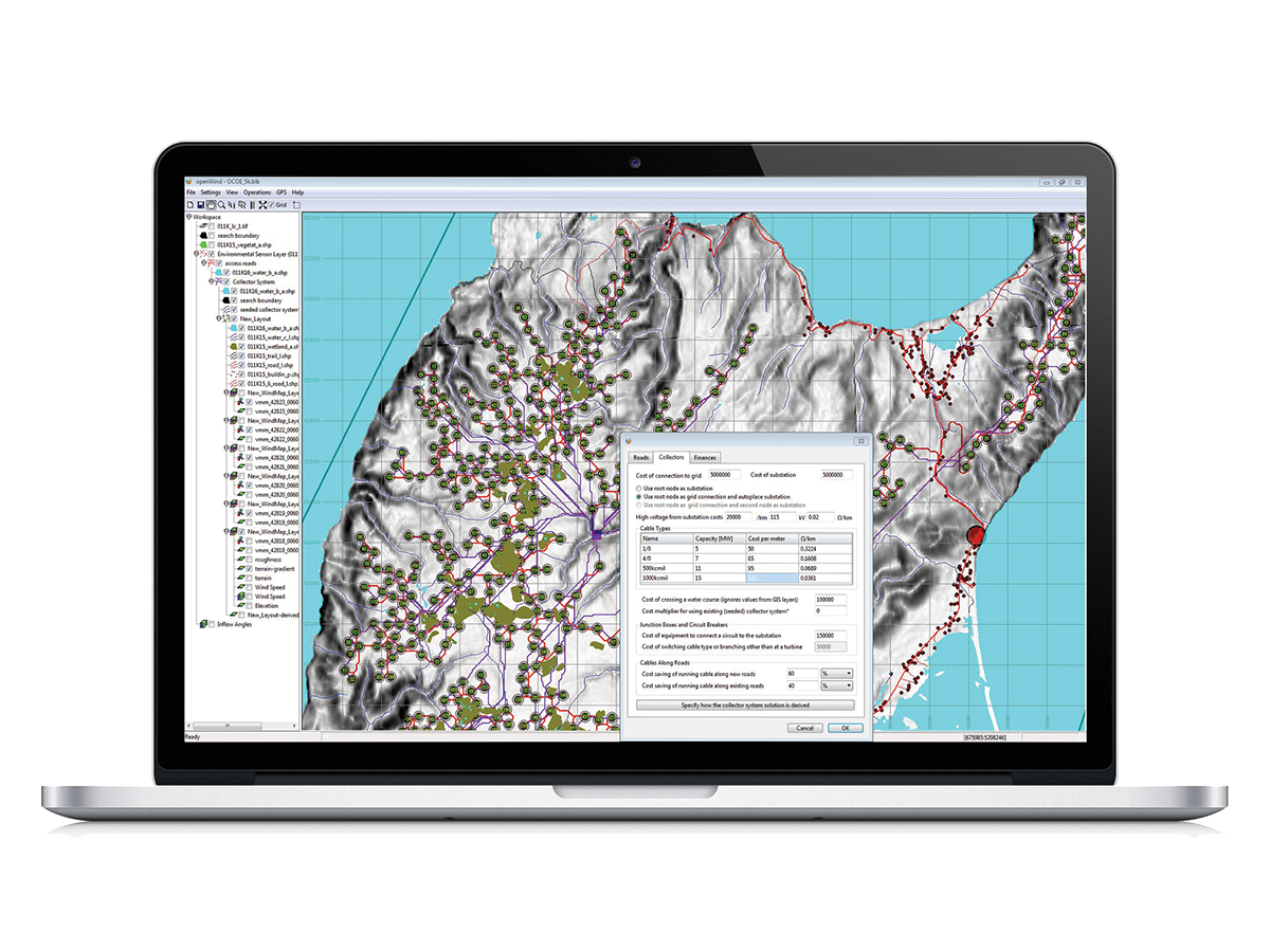 Openwind OCOC on a laptop