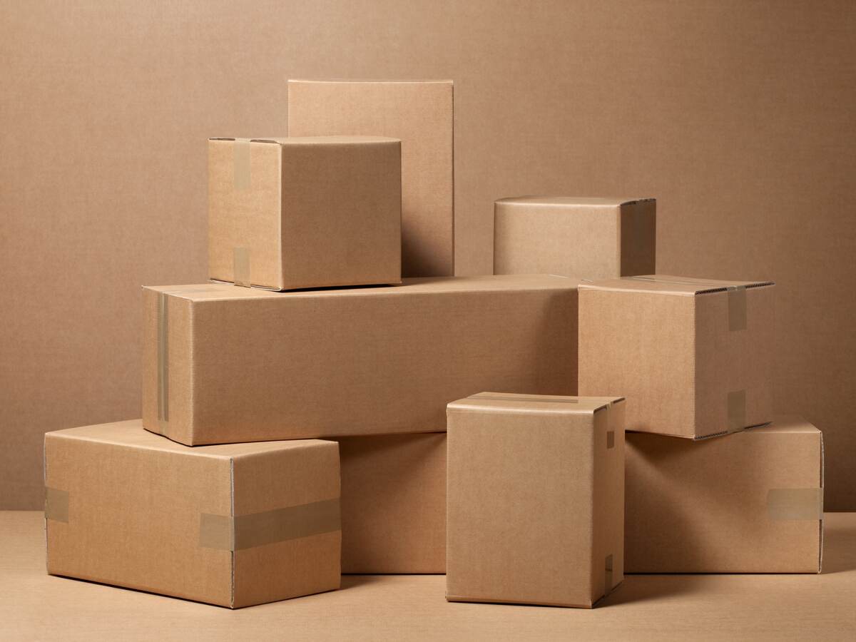 Cardboard boxes