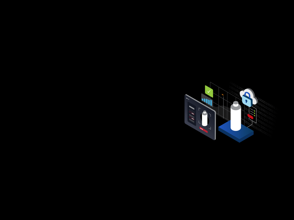 An illustration of a WERCSmart product analysis taking place