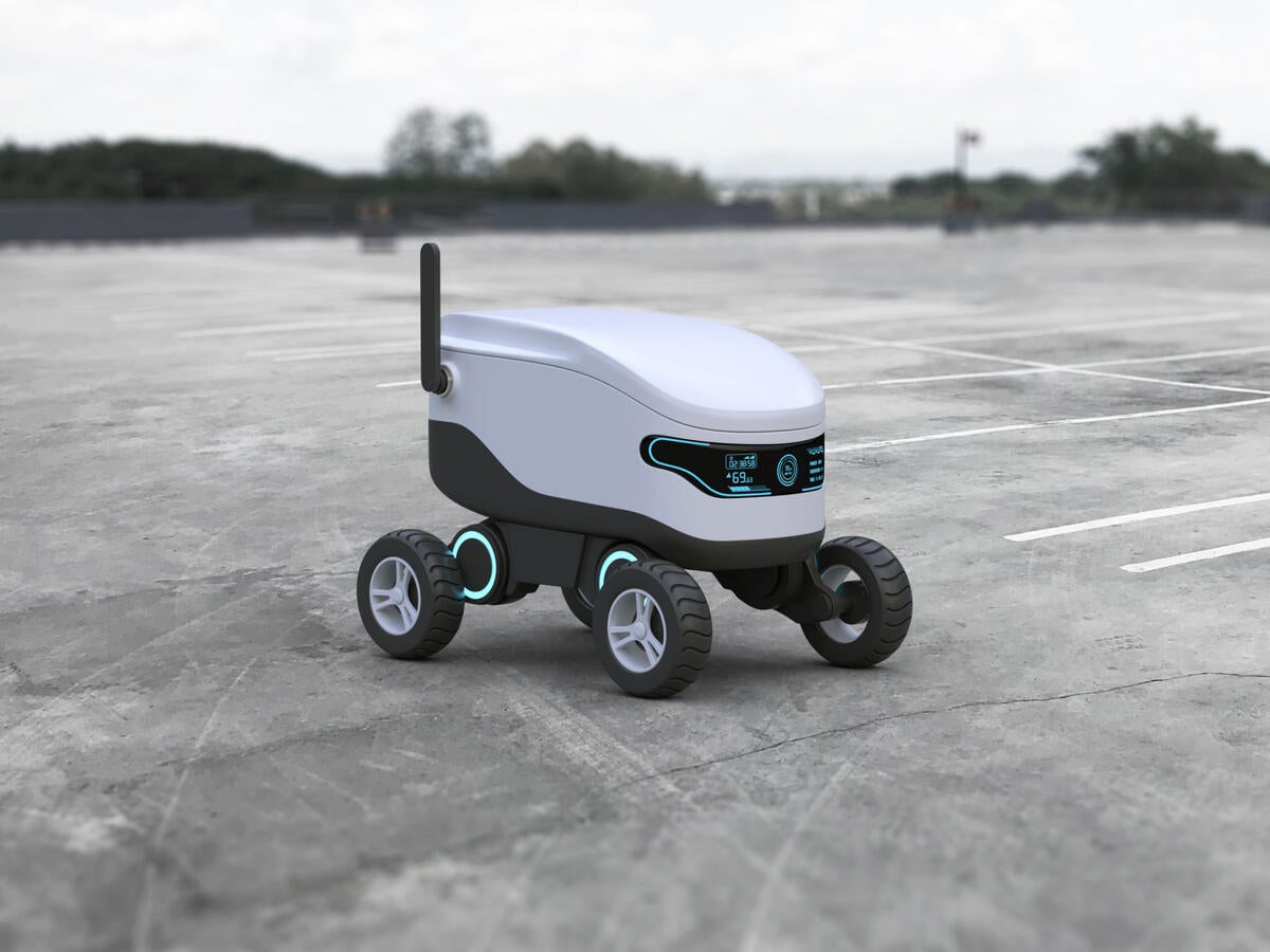 Self-driving robot 