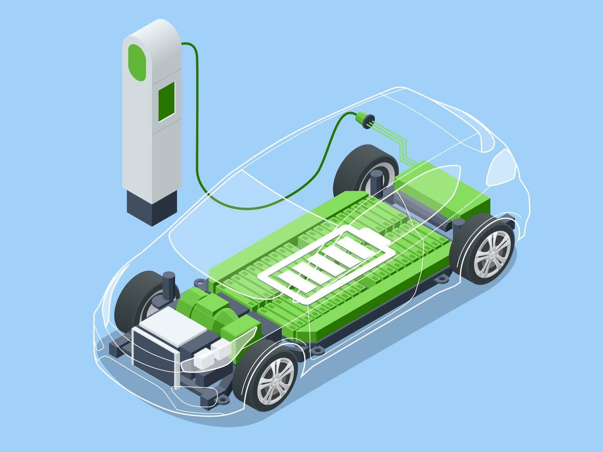 Power supply for electric car charging.
