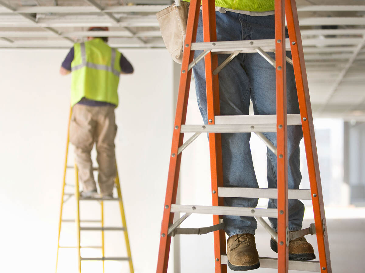 workers on ladders