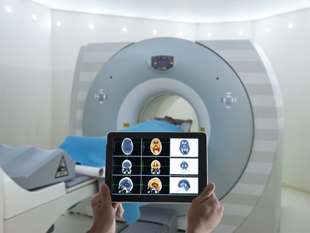 Digital tablet application for medical scan.