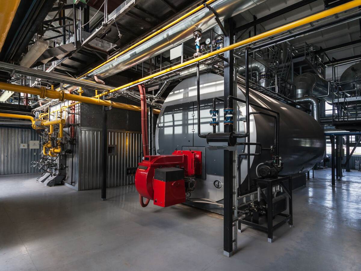 Gas boilers.