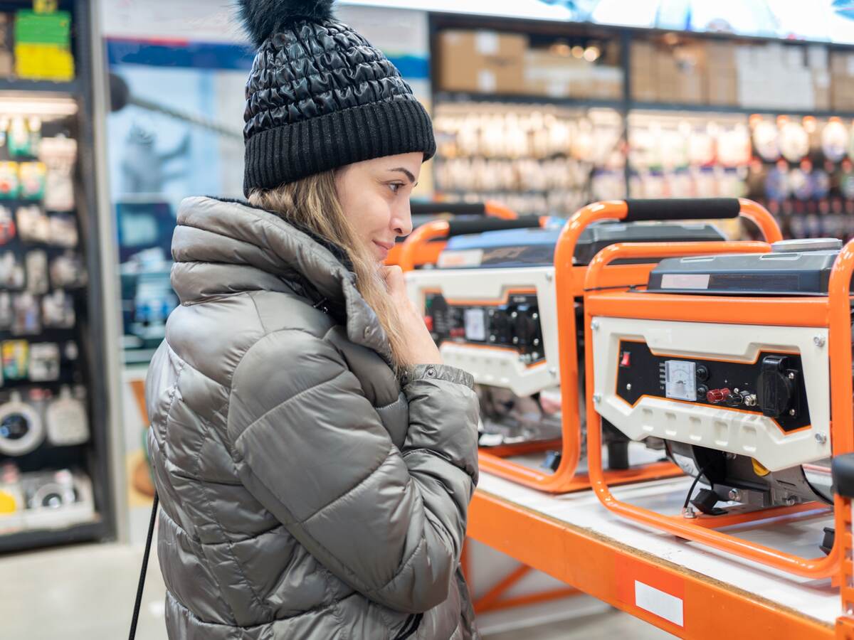 Shopping for portable generators.