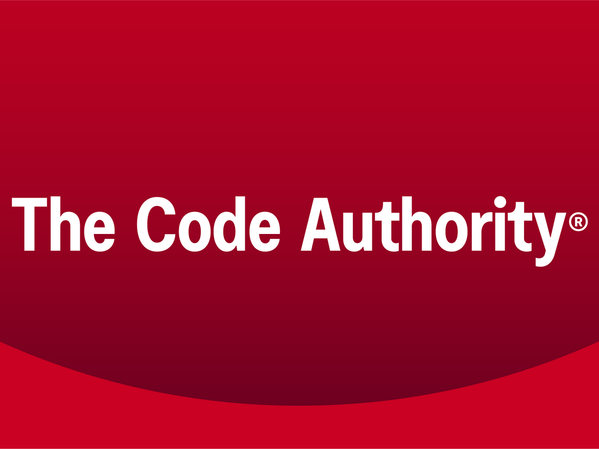 The Code Authority banner