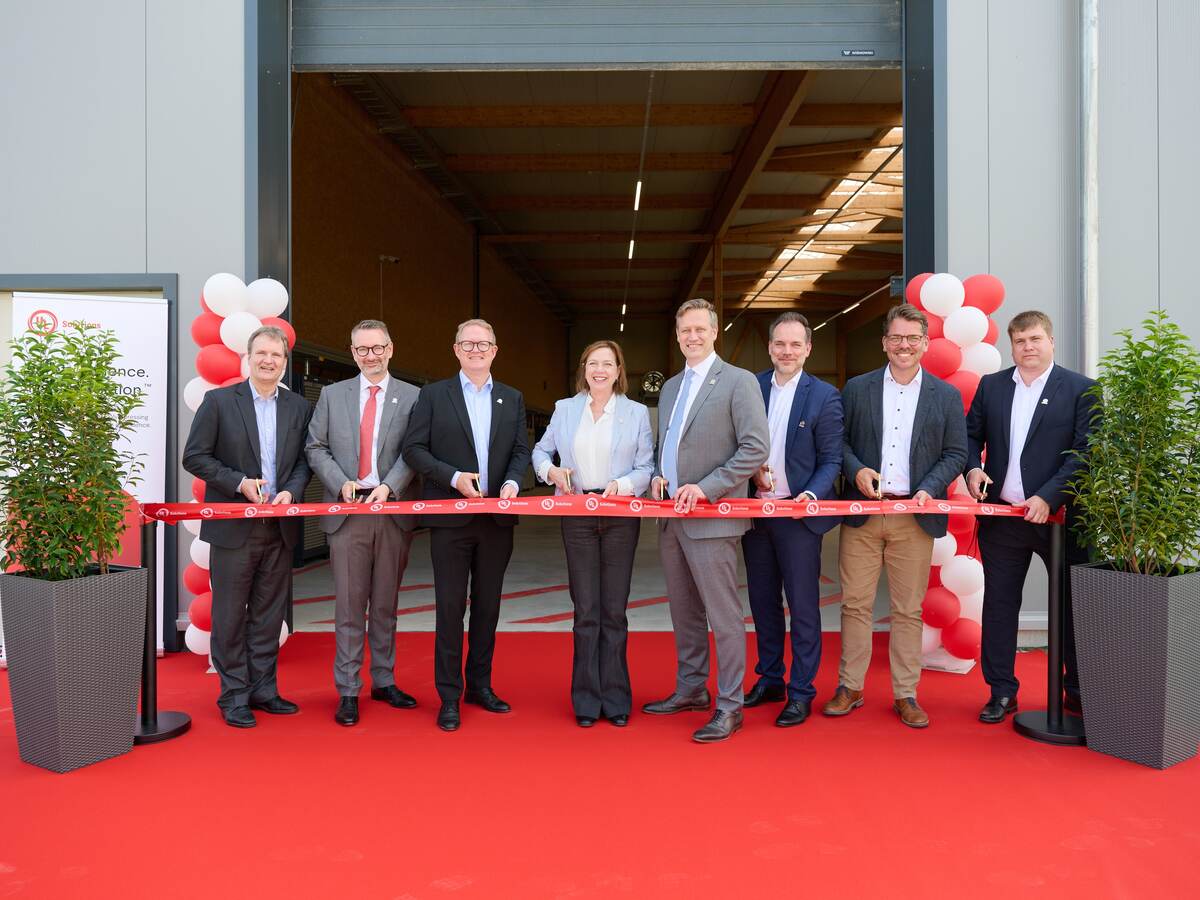 Ribbon cutting for the Europe Advanced Battery Laboratory May 14 2025