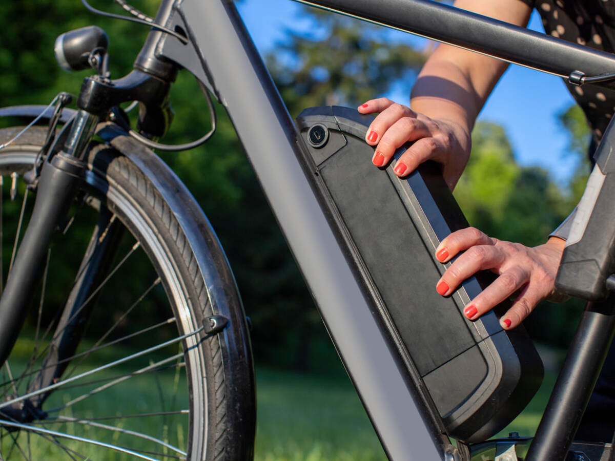 E-bike battery.