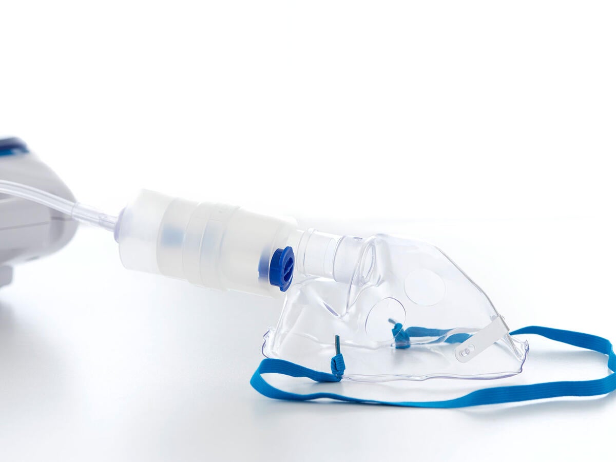 An asthma nebulizer