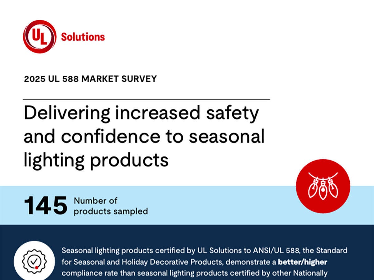 Delivering increased safety and confidence to seasonal lighting products