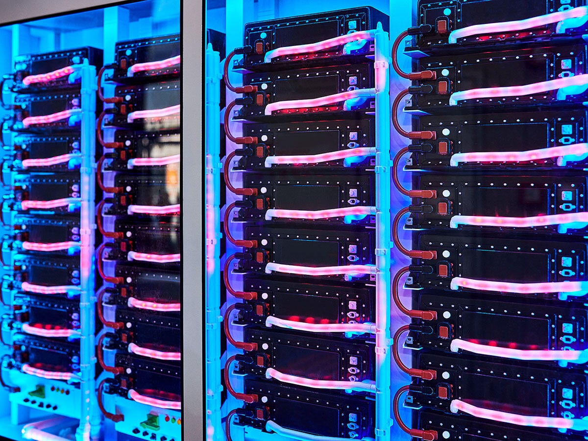 Lithium-Ion Battery Modules at Switchgear