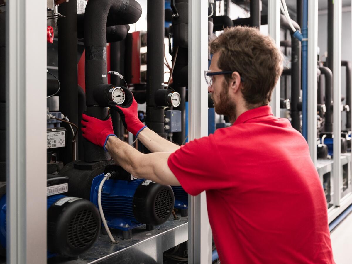 HVAC being test in Performance Lab Carugate