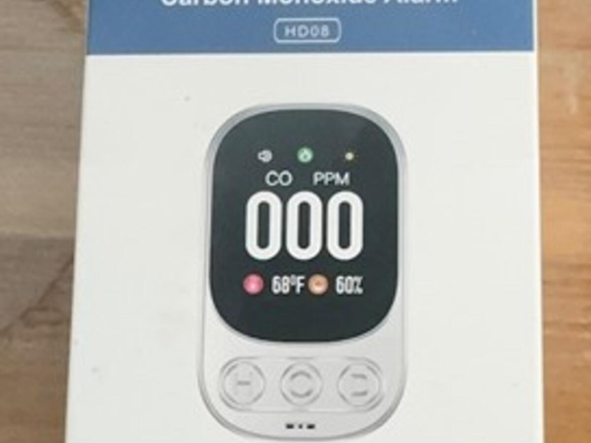 Carbon monoxide alarm.