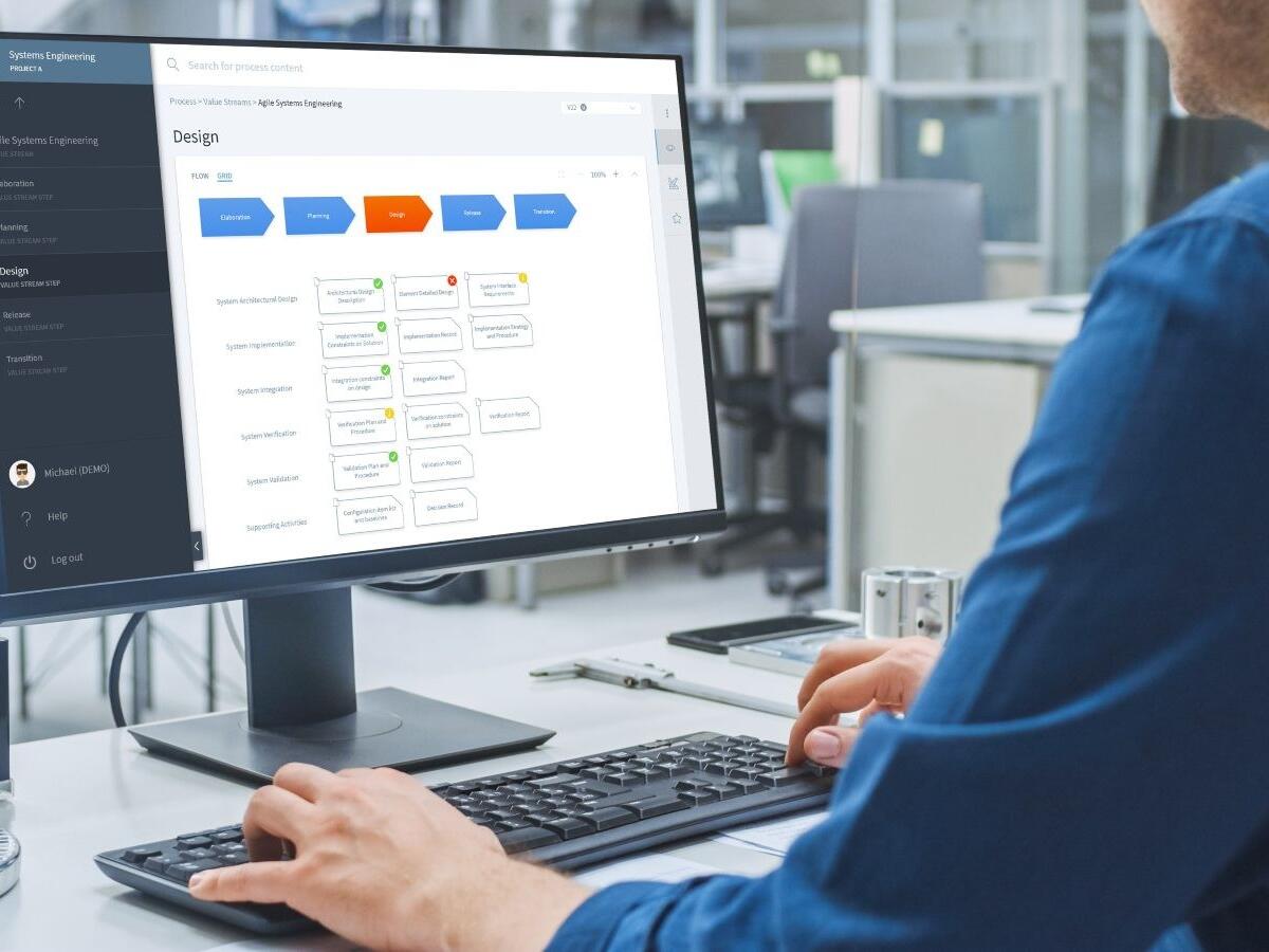 A person using Stages software