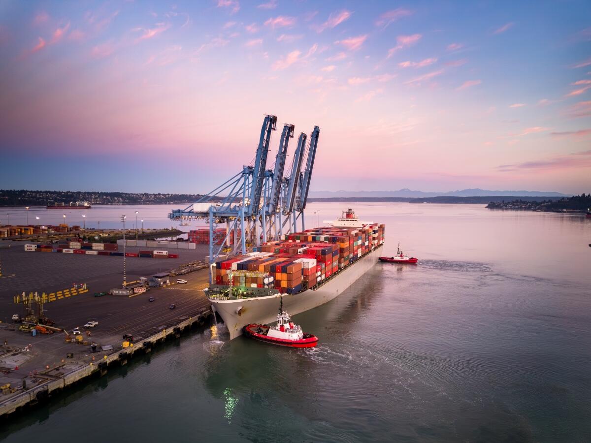 ship in a port