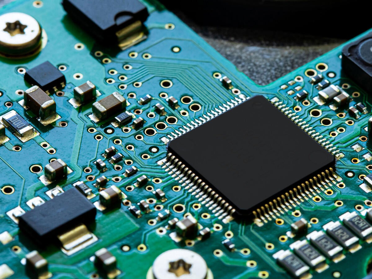 A computer chip
