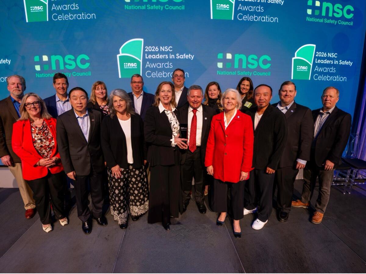 UL Solutions leaders accept Robert Campbell Safety Award