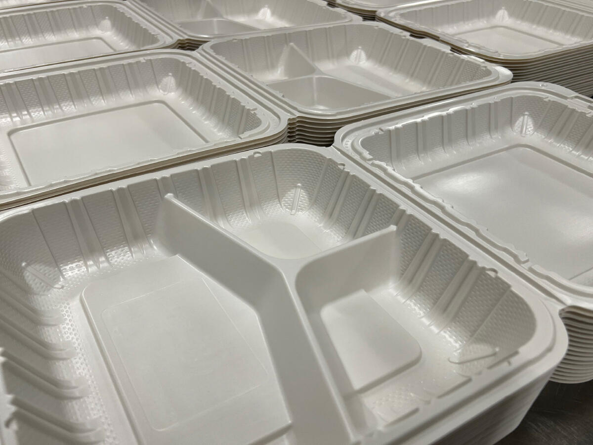 Styrofoam containers