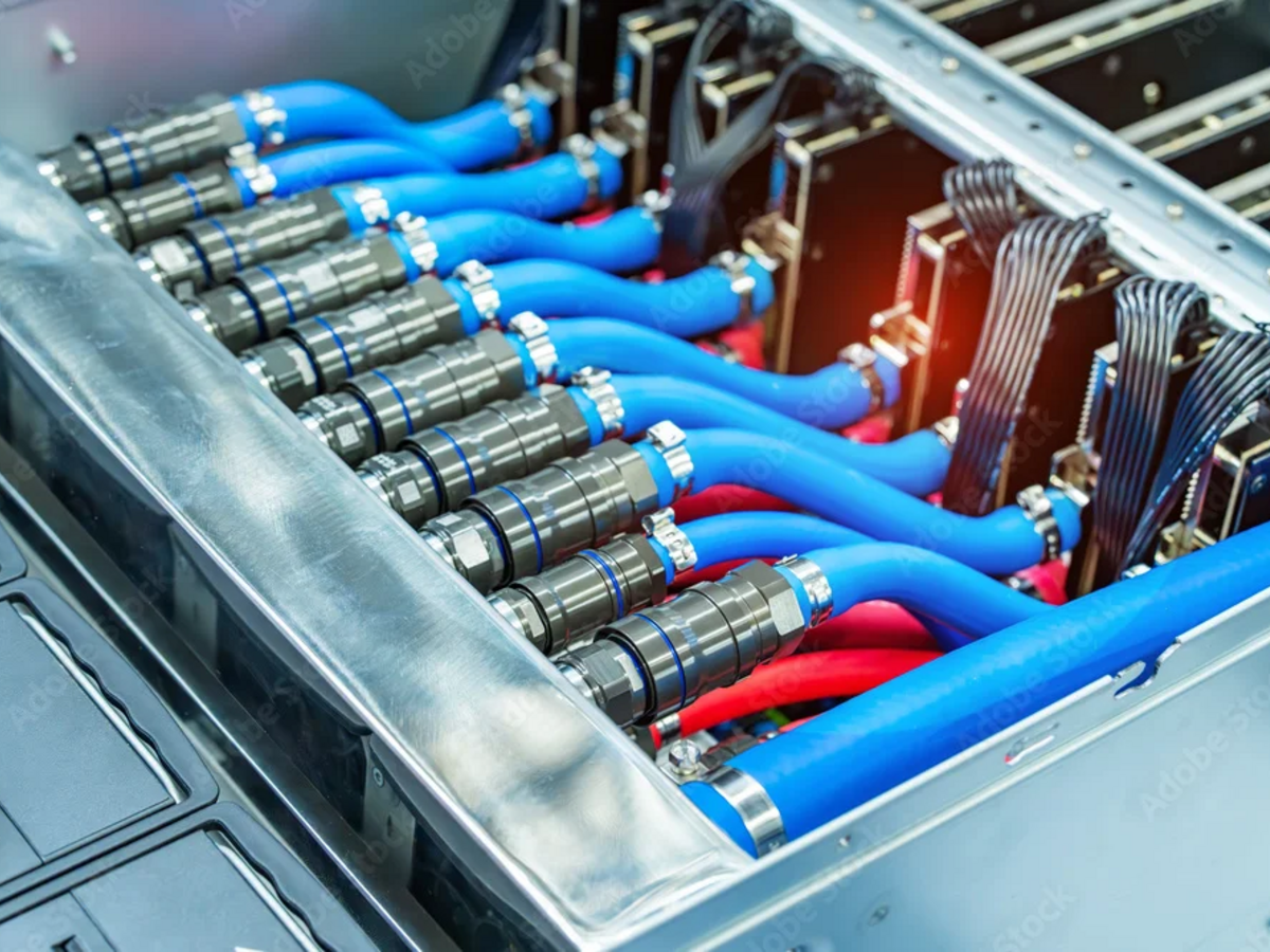 liquid cooled processors GPU for ai computer server or for Bitcoin miner. Cryptocurrency mining machines