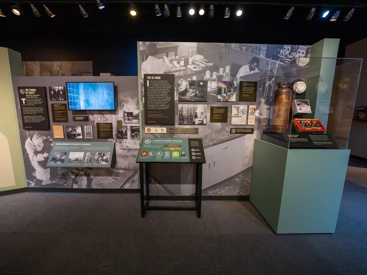 Underwriters Laboratories exhibit at the Chicago History Museum.