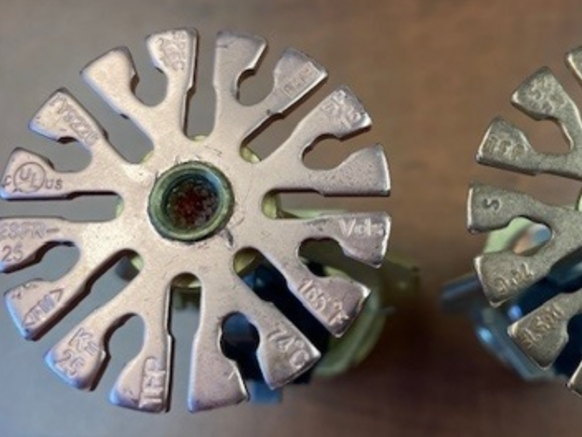 Fire sprinkler.