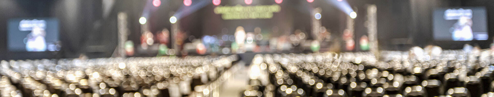 Blurred image of an auditorium
