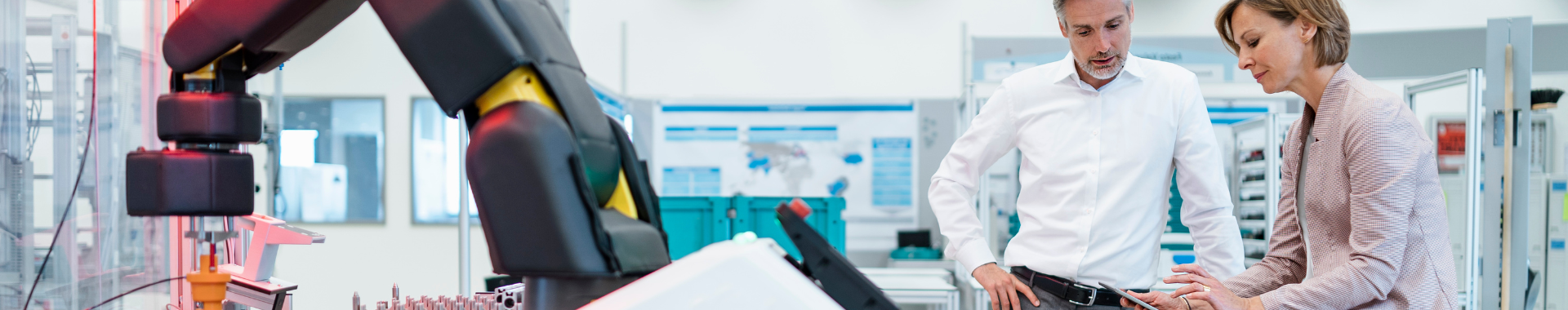two people in a lab