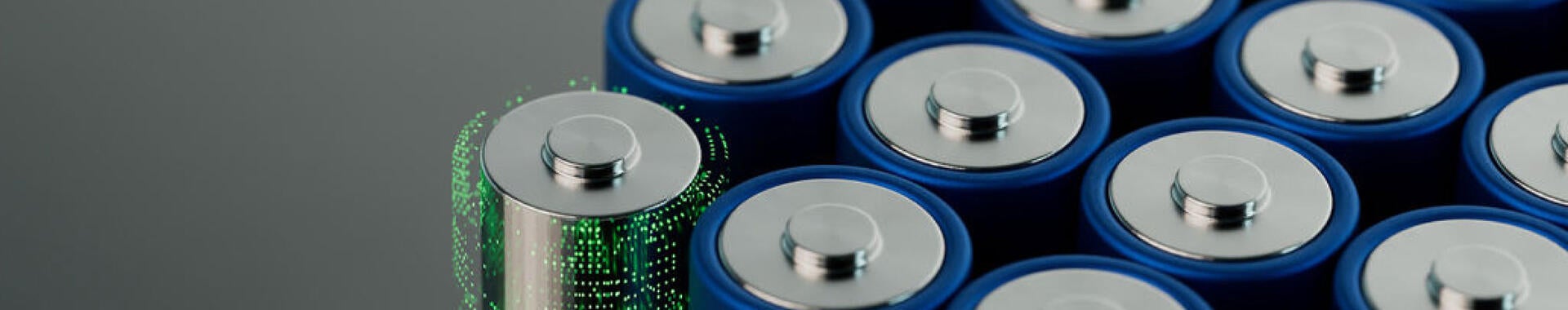 a bunch of small batteries grouped together