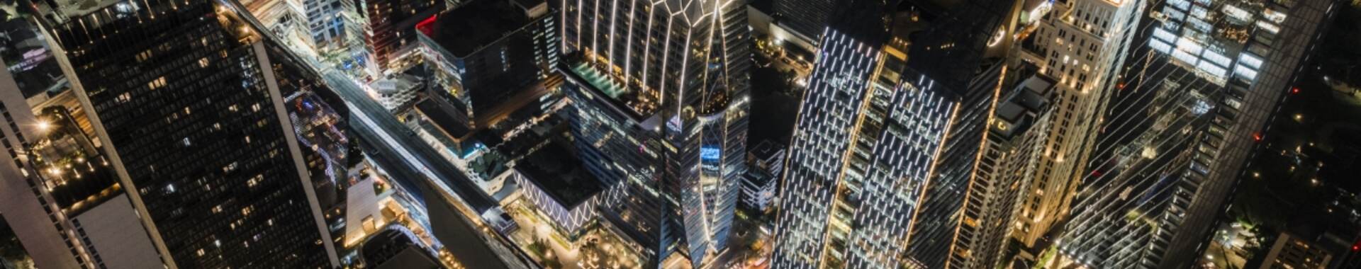 cityscape at night