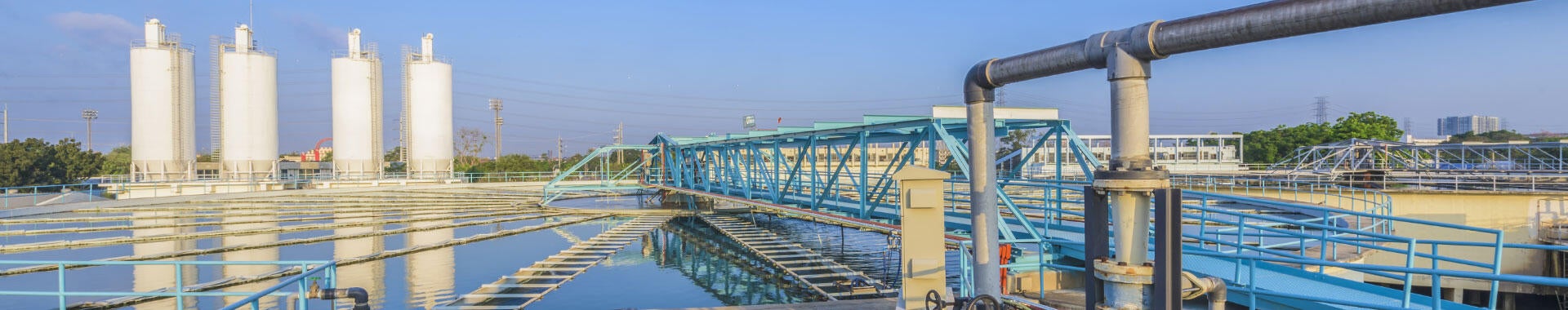 A water treatment plant