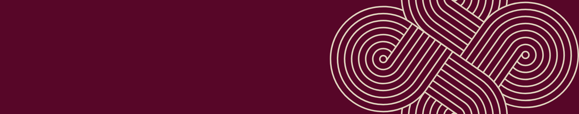 A banner header with a pattern swirling