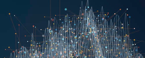 data points visualized