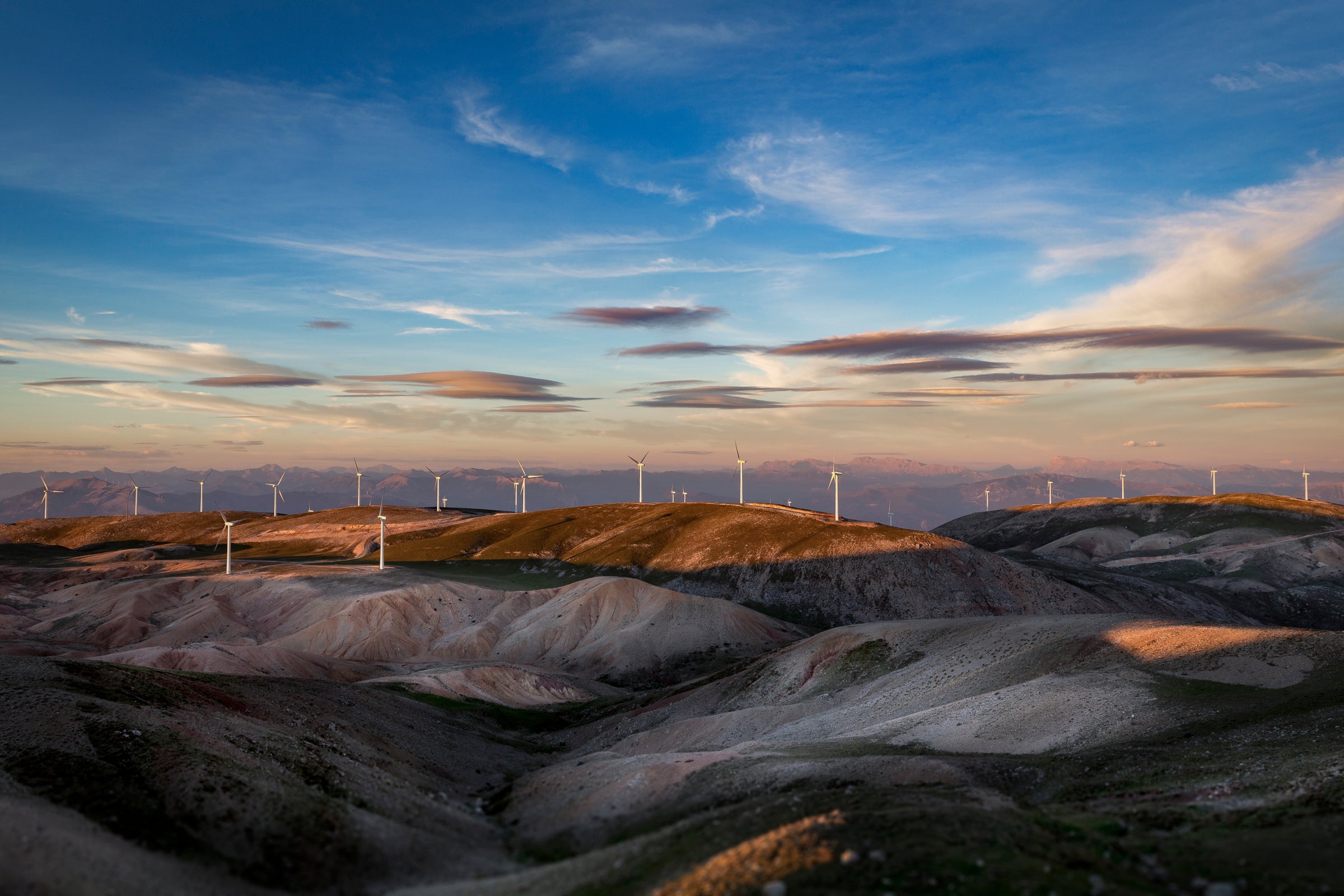 wind farm in Greece