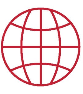 Icon of a globe