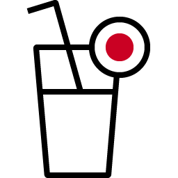 Drink with straw icon.
