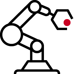 Robotic arm icon.