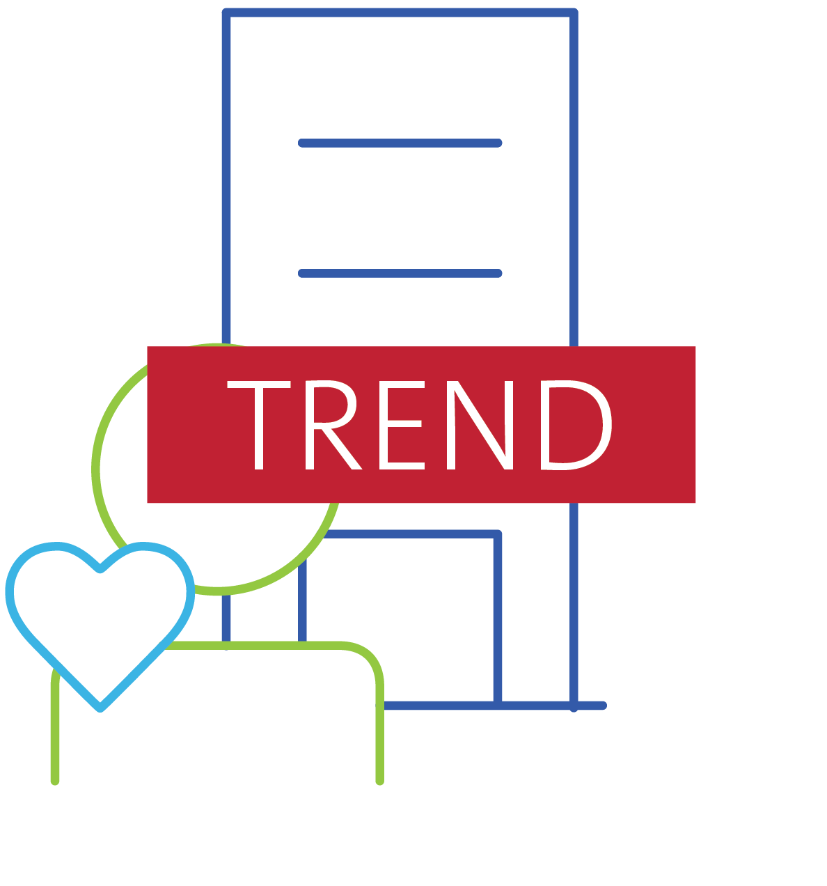 Key trend icon for workplace