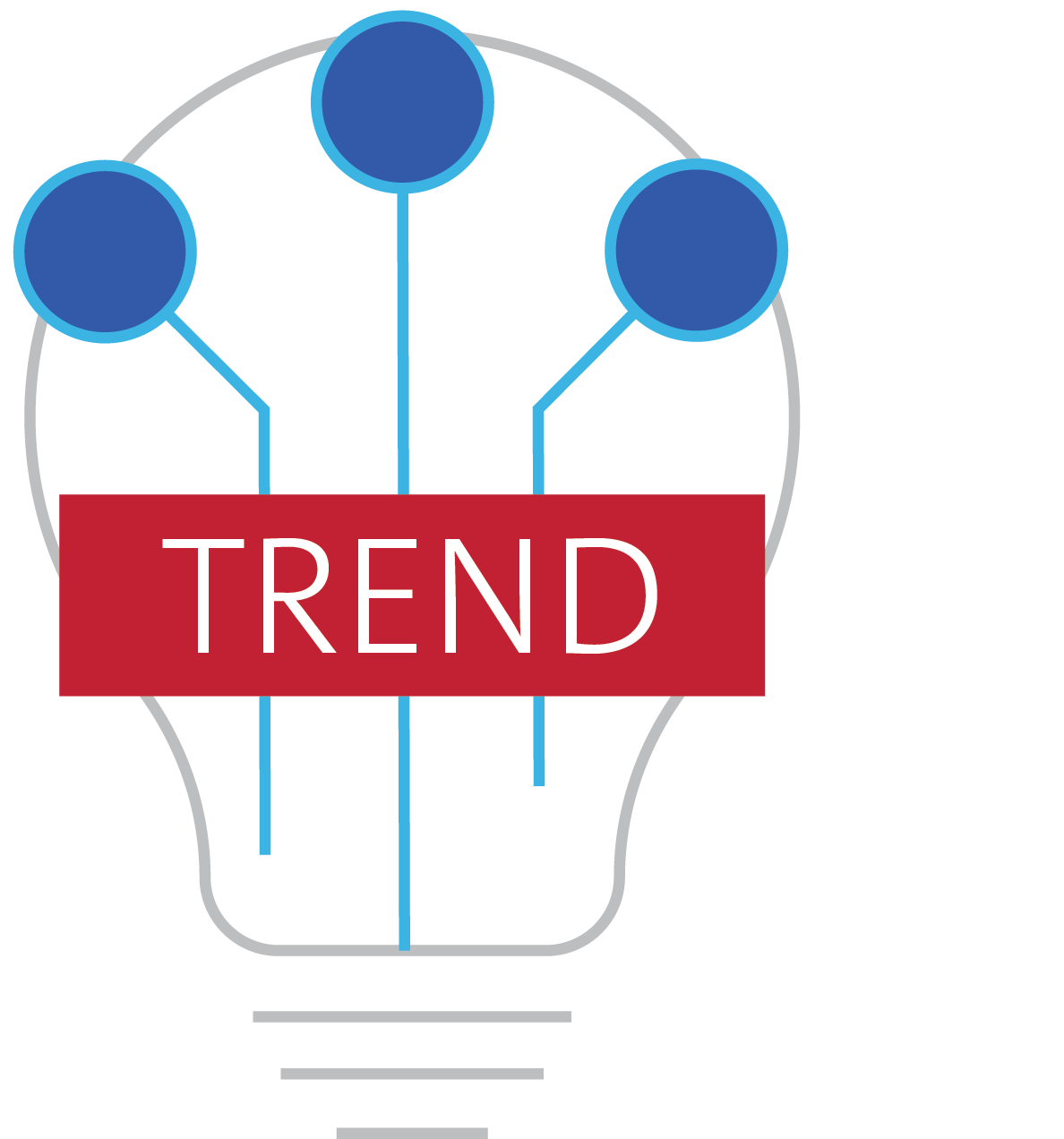 Key trend icon for innovative technology