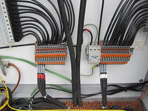 Example of cable management