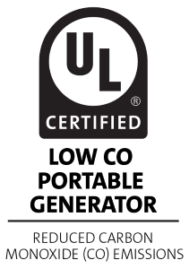 Portable generator low CO mark