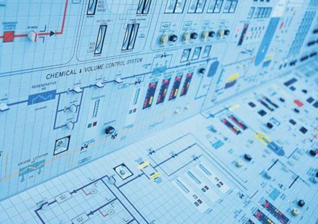 Engine generator control panel