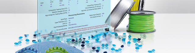 UL’s Blue Card surrounded by plastic materials.