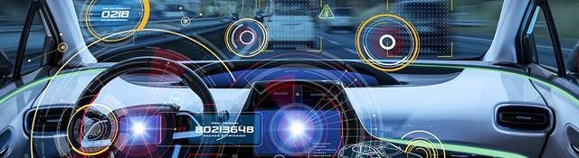Driverless vehicle heads up display